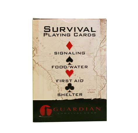 Guardian Survival Gear Deck Of Survival Playing Cards