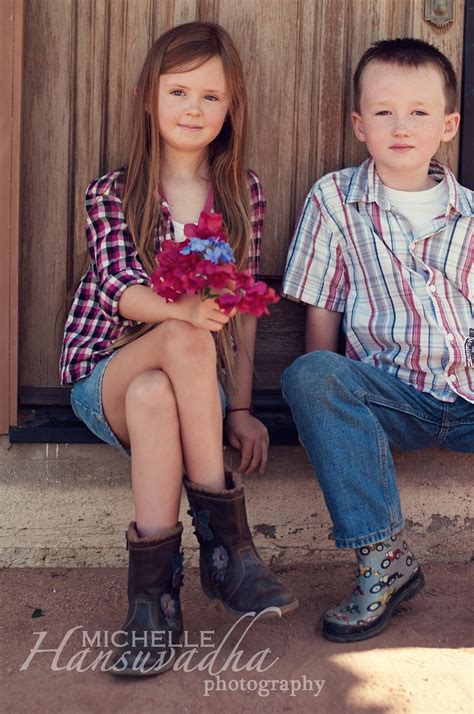 Michelle Hansuvadha Photography Lily And Jackson Siblings