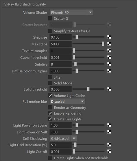 Fluid Attributes V Ray 5 For Maya Chaos Group Help