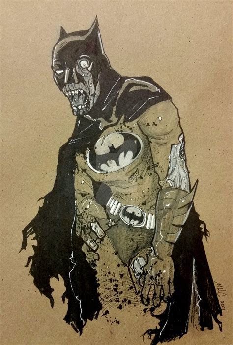 Zombie Batman By Artildawn On Deviantart