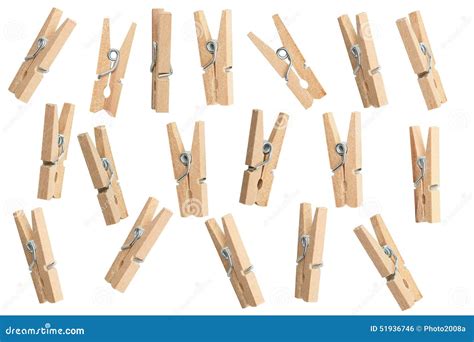 Clothespins Stock Photo Image Of Join Beige Everyday 51936746
