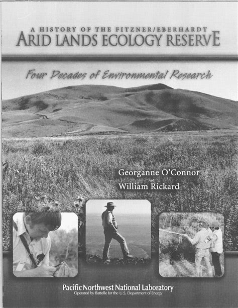 A History Of The Fitznereberhardt Arid Lands Ecology Reserve Four