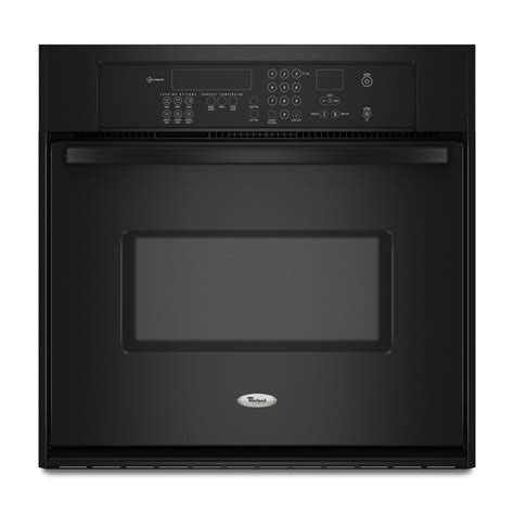 Shop Whirlpool Gold 30 Inch Single Electric Wall Oven Color Black At