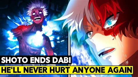 Dabi Finally Dies Shotos Sad Goodbye My Hero Academia Chapter 352 Youtube