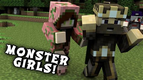 Minecraft Mods Monster Girls Mod Crazy Girlfriend Hostile Female Mobs Boobs Mod Youtube