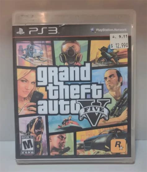 Grand Theft Auto V Gta 5 Sony Playstation 3 Ps3 2013 699 Picclick