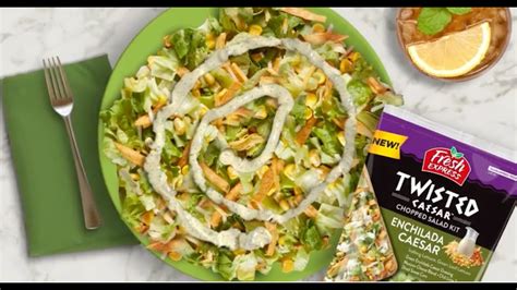 Fresh Express® Twisted Enchilada Caesar Chopped Salad Kit™ Youtube