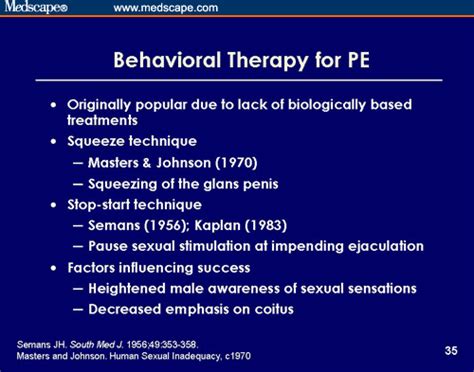 Recent Progress In The Diagnosis And Treatment Of Premature Ejaculation