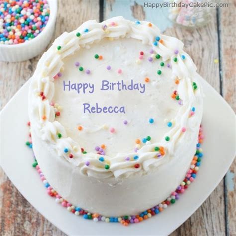 ️ Sprinkle Birthday Cake For Rebecca
