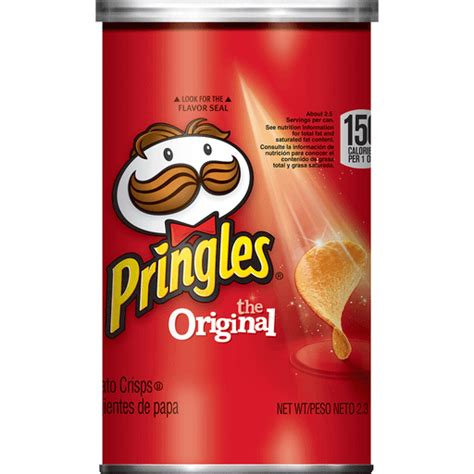 Pringles The Original Potato Crisps 12 Ct Box Shop Elmers County