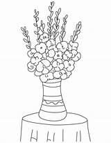 Coloring Gladiolus Bulbs sketch template