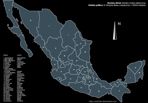 Free Vector Map Of Mexico Freeimages