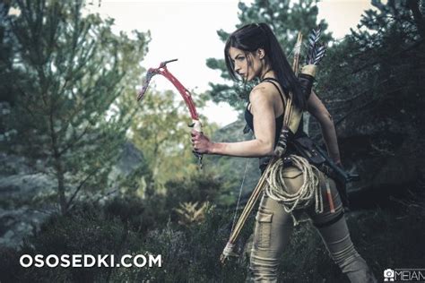 Lilidin Tomb Raider Лара Крофт Naked Cosplay Asian 6 Photos