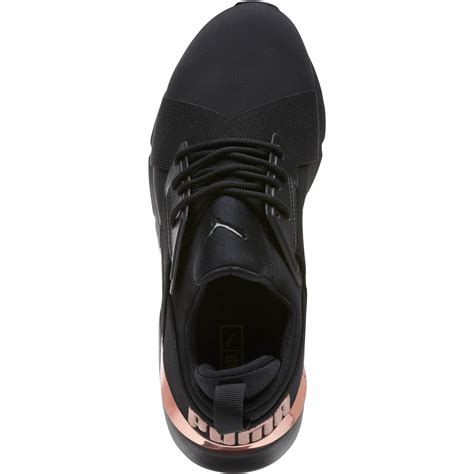 Forrest night and rose gold. Lyst - Puma Muse Metal Women's Sneakers in Black