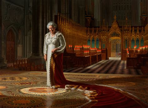 Glorious A Diamond Jubilee Portrait Of Her Majesty Queen Elizabeth Ii
