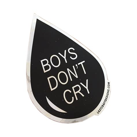 Boys Dont Cry Sticker Lastcraft