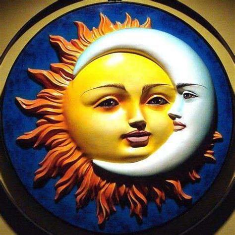 Luna Y Sol Sun Moon Stars Sun And Stars Moon Painting Art Painting