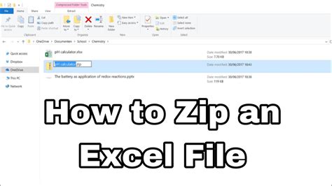 How To Zip An Excel File How To Save Or Convert Excel File As A Zip