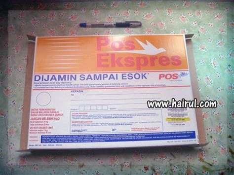 Sampul Surat Pos Laju - letter.7saudara.com