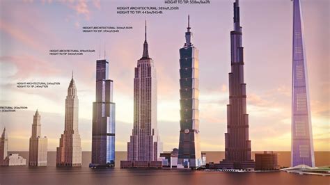 世界の高層タワーの最高記録の更新動画 stock