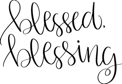 Blessed Blessing Religiouse Sayings Free Svg File Svg Heart