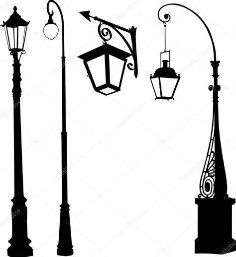 Street Lamps Stock Vector By ©drpas 55594335