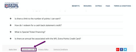 Power credit card satisfaction study, barclays scored. NFL Extra Points Credit Card Login | Make a Payment ...