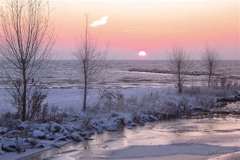 Winter Morning Sunrise By Jo Nijenhuis Redbubble
