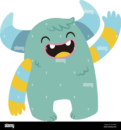 Kind Monster Illustration Vector On White Background Stock Vector Image And Art Alamy