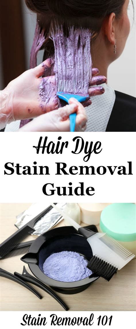 Bleaching hair can leave it more fragile than before, it's important that when you first apply the dye it should be on untouched hair. Hair Dye Stain Removal Guide