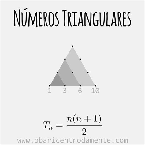 Números Triangulares Estude Matemática Matemática Gráficos De