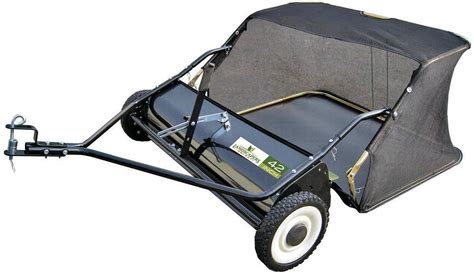 Vulcan Ytl31108 Tow Behind Lawn Sweeper 42 In Working 12 Cu Ft Nylon
