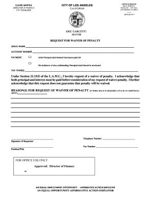 Waiver of penalty policy de 231j rev. Request To Waive Penalty : Kra Waiver Letter - If you have ...