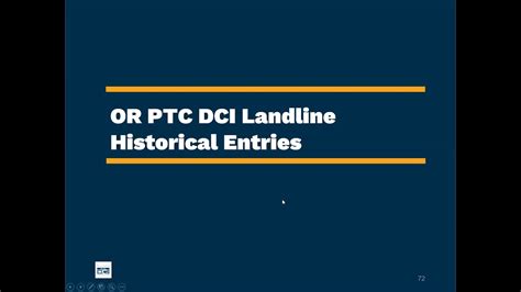 How To Record Time Using The Or Ptc Dci Landline Method Youtube