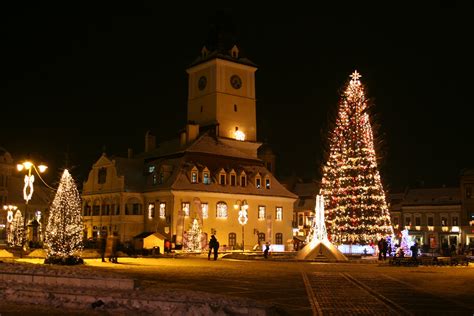 Christmas In Brasov The Main Square Of The Brasov City Wi Flickr