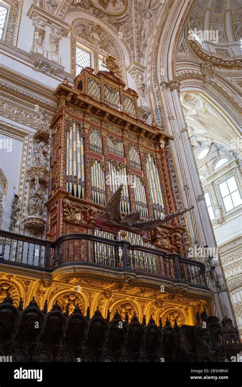 Pipe Organ At Mosque Cathedral Of Cordoba Cordoba Andalusia Spain