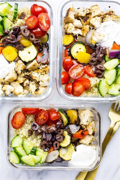 Meal Prep Chicken Souvlaki Bowls The Girl On Bloor
