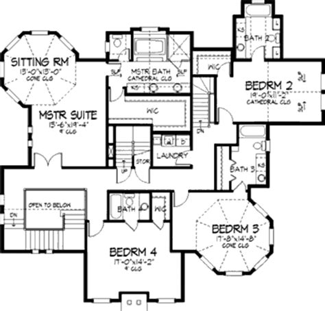 Victorian house plans are ornate with towers, turrets, verandas and multiple rooms for different functions often in expressively worked wood or stone or a combination of both. Victorian Style House Plan - 4 Beds 5 Baths 4161 Sq/Ft ...
