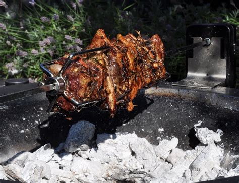 Fire And Food Spit Roasted Lamb Chops With Garlic Rosemary