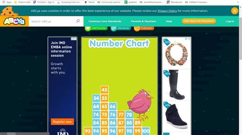 Abcya Number Chart Game Youtube