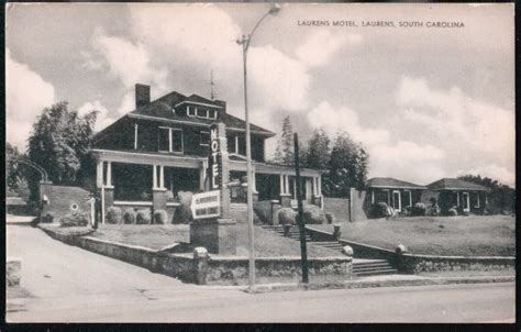 Ski and snowboard resorts around gray court, sc. LAURENS SC Motor Court Motel Vintage B&W Postcard Old ...