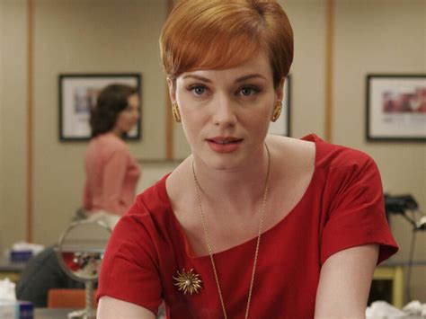 See Christina Hendricks As A Sexy Archer In A Leather Dress