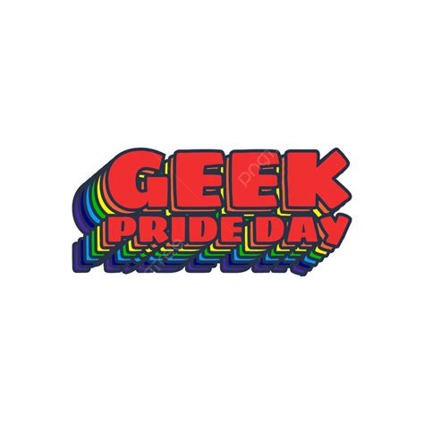Geek Pride Vector Png Images Geek Pride Day Full Color Design Game