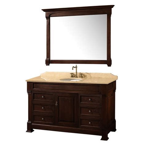 Shop our selection of 24 inch bathroom vanities and get free shipping on all orders over $99! Wyndham Collection Andover 55 inch Single Bathroom Vanity ...
