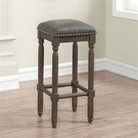 furniture antique backless counter stool  kitchen