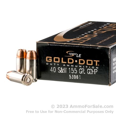 1000 Rounds Of Discount 155gr Jhp 40 Sandw Ammo For Sale By Speer