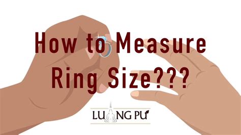 How To Measure Ring Size Youtube