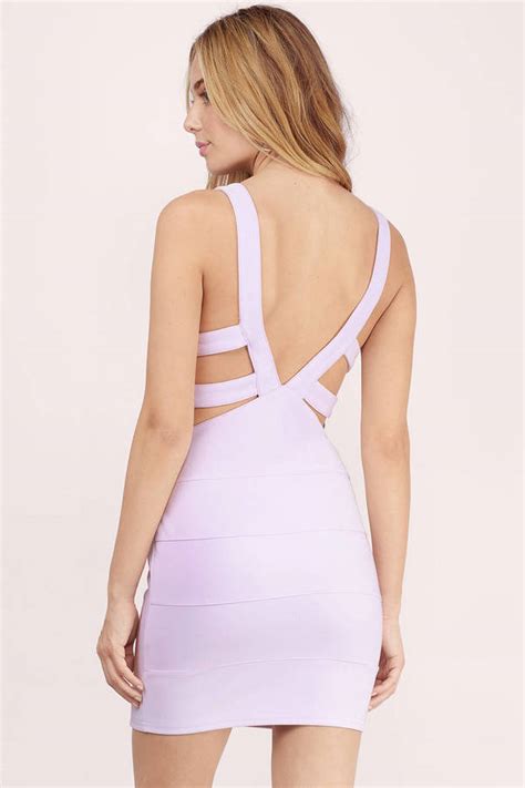 Sexy Purple Dress Bandage Dress Bodycon Dress Lavender Dress 12 Tobi Us