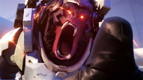 Download Winston The Iconic Overwatch Hero In Action Wallpaper