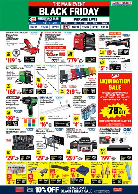 Harbor Freight Tools Black Friday 2023 Ad And Deals